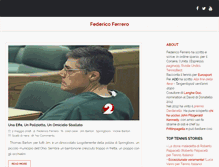Tablet Screenshot of federicoferrero.it
